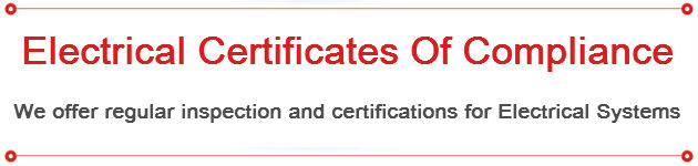 electrical certificate of Compliance Cape Town